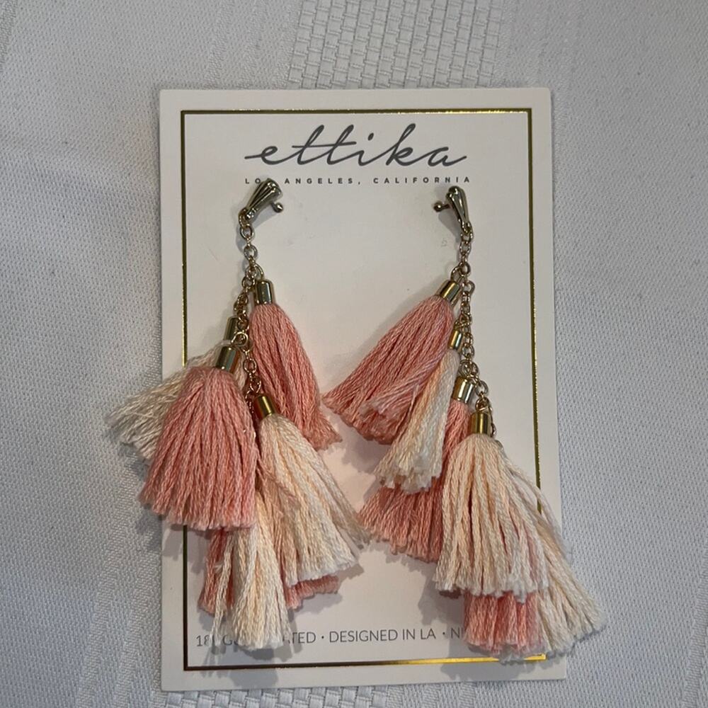 NEW Ettika Day dreamer Tassel Earrings